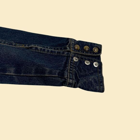 Vintage Y2K denim dress, size 7/8 Mary-Kate Ashley 2000s faded cotton midi dress - Picture 6 of 8